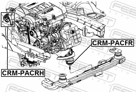 Engine Mounting - CRM-PACFR FEBEST