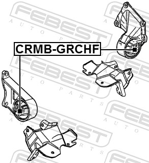 Подвеска, двигатель - CRMB-GRCHF FEBEST