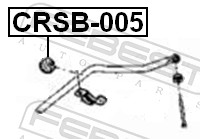 Опора, стабилизатор - CRSB-005 FEBEST