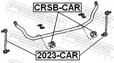 Stabiliser Mounting - CRSB-CAR FEBEST