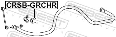 Stabiliser Mounting - CRSB-GRCHR FEBEST
