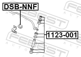 Stabiliser Mounting - DSB-NNF FEBEST