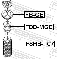 Буфер, амортизация - FDD-MGE FEBEST