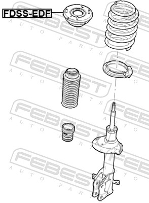 Top Strut Mounting - FDSS-EDF FEBEST
