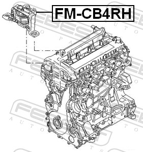 Sospensione, Motore - FM-CB4RH FEBEST