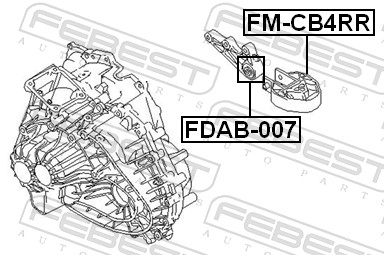 Engine Mounting - FM-CB4RR FEBEST