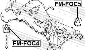 Mounting, axle beam - FM-FOC5 FEBEST