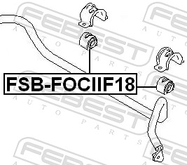 Stabiliser Mounting - FSB-FOCIIF18 FEBEST