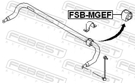 Stabiliser Mounting - FSB-MGEF FEBEST