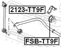Stabiliser Mounting - FSB-TT9F FEBEST