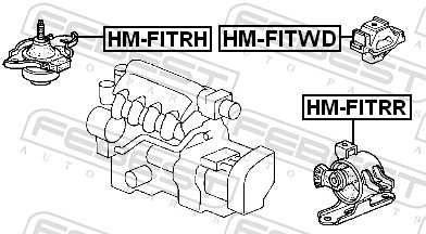 Engine Mounting - HM-FITWD FEBEST