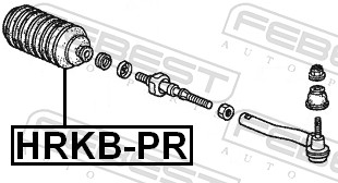 Пыльник, рулевое управление - HRKB-PR FEBEST
