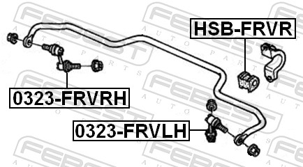 Stabiliser Mounting - HSB-FRVR FEBEST