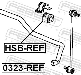 Stabiliser Mounting - HSB-REF FEBEST