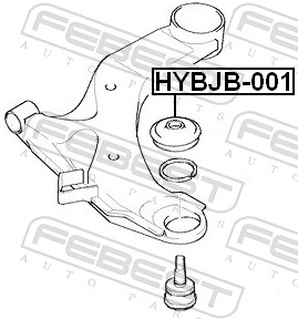 Repair Kit, ball joint - HYBJB-001 FEBEST