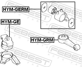 Engine Mounting - HYM-GE FEBEST