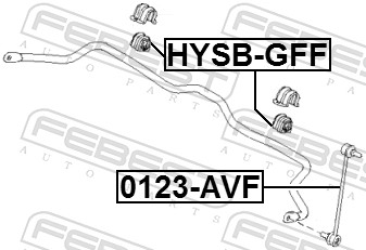 Stabiliser Mounting - HYSB-GFF FEBEST