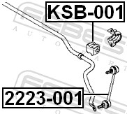 Stabiliser Mounting - KSB-001 FEBEST