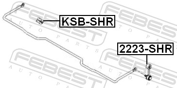 Stabiliser Mounting - KSB-SHR FEBEST