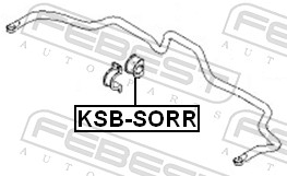 Stabiliser Mounting - KSB-SORR FEBEST