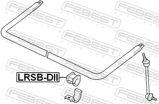 Supporto, Stabilizzatore - LRSB-DII FEBEST