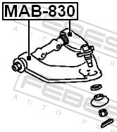 Подвеска, рычаг независимой подвески колеса - MAB-830 FEBEST