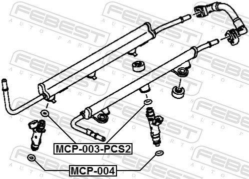 Seal Ring, injector - MCP-003-PCS2 FEBEST