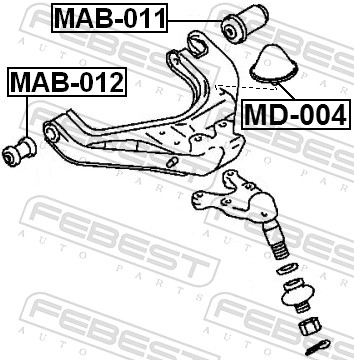 Tampone paracolpo, Sospensione - MD-004 FEBEST
