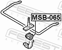 Stabiliser Mounting - MSB-065 FEBEST