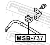 Stabiliser Mounting - MSB-737 FEBEST
