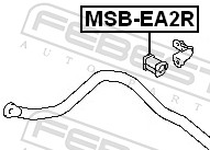 Stabiliser Mounting - MSB-EA2R FEBEST