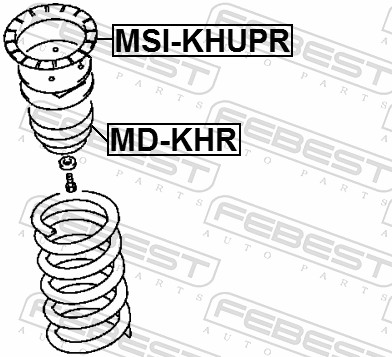 Spring Cap - MSI-KHUPR FEBEST