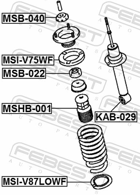 Spring Cap - MSI-V87LOWF FEBEST