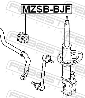 Stabiliser Mounting - MZSB-BJF FEBEST
