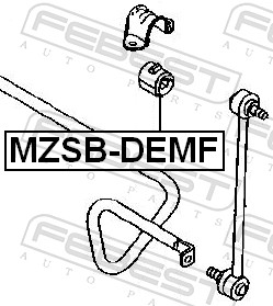 Stabiliser Mounting - MZSB-DEMF FEBEST