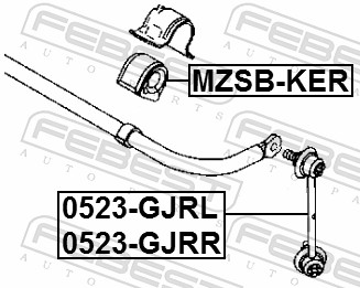 Stabiliser Mounting - MZSB-KER FEBEST