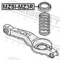 Spring Cap - MZSI-MZ3R FEBEST