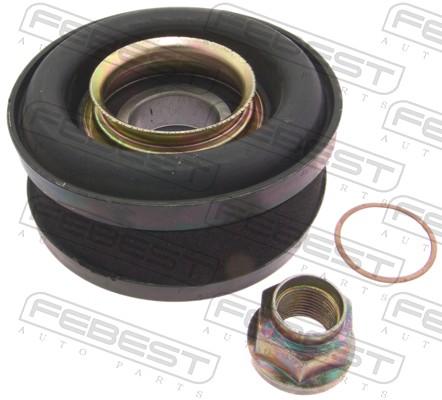 Bearing, propshaft centre bearing - NCB-001 FEBEST