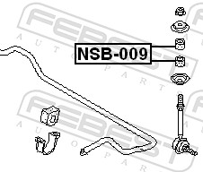 Tie Bar Bush - NSB-009 FEBEST