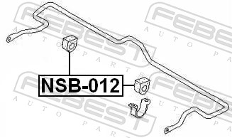 Stabiliser Mounting - NSB-012 FEBEST