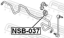 Stabiliser Mounting - NSB-037 FEBEST