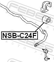Stabiliser Mounting - NSB-C24F FEBEST
