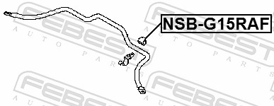 Stabiliser Mounting - NSB-G15RAF FEBEST