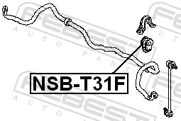 Stabiliser Mounting - NSB-T31F FEBEST