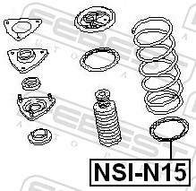 Spring Cap - NSI-N15 FEBEST