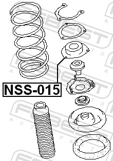 Federbeinstützlager - NSS-015 FEBEST