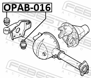 Supporto, Differenziale - OPAB-016 FEBEST