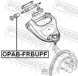 Lagerung, Lenker - OPAB-FRBUPF FEBEST