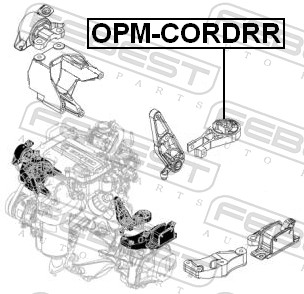 Engine Mounting - OPM-CORDRR FEBEST