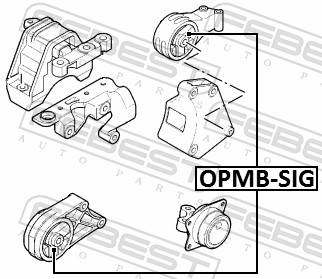 Engine Mounting - OPMB-SIG FEBEST